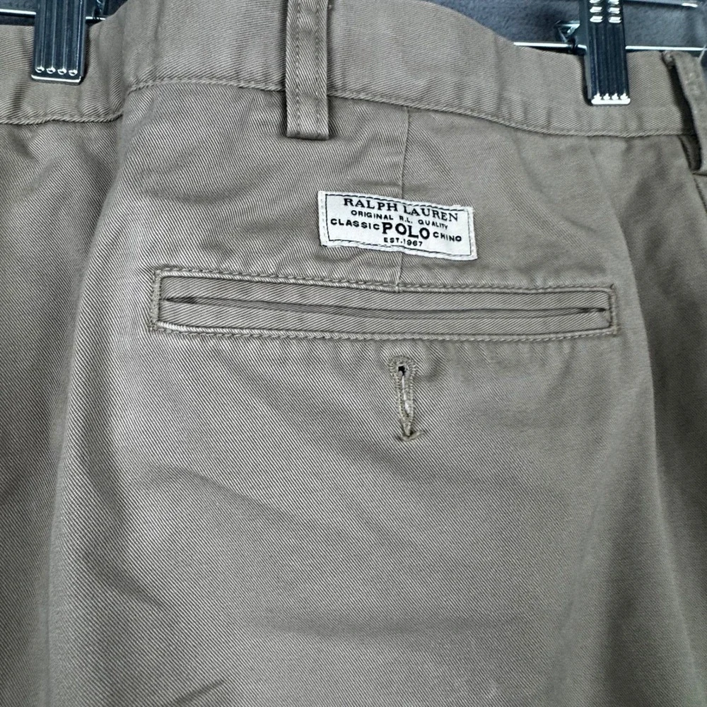 Polo Ralph Lauren Big Prospect Pant Mens 50x30‎ Khaki Tan Cotton Chino Trousers